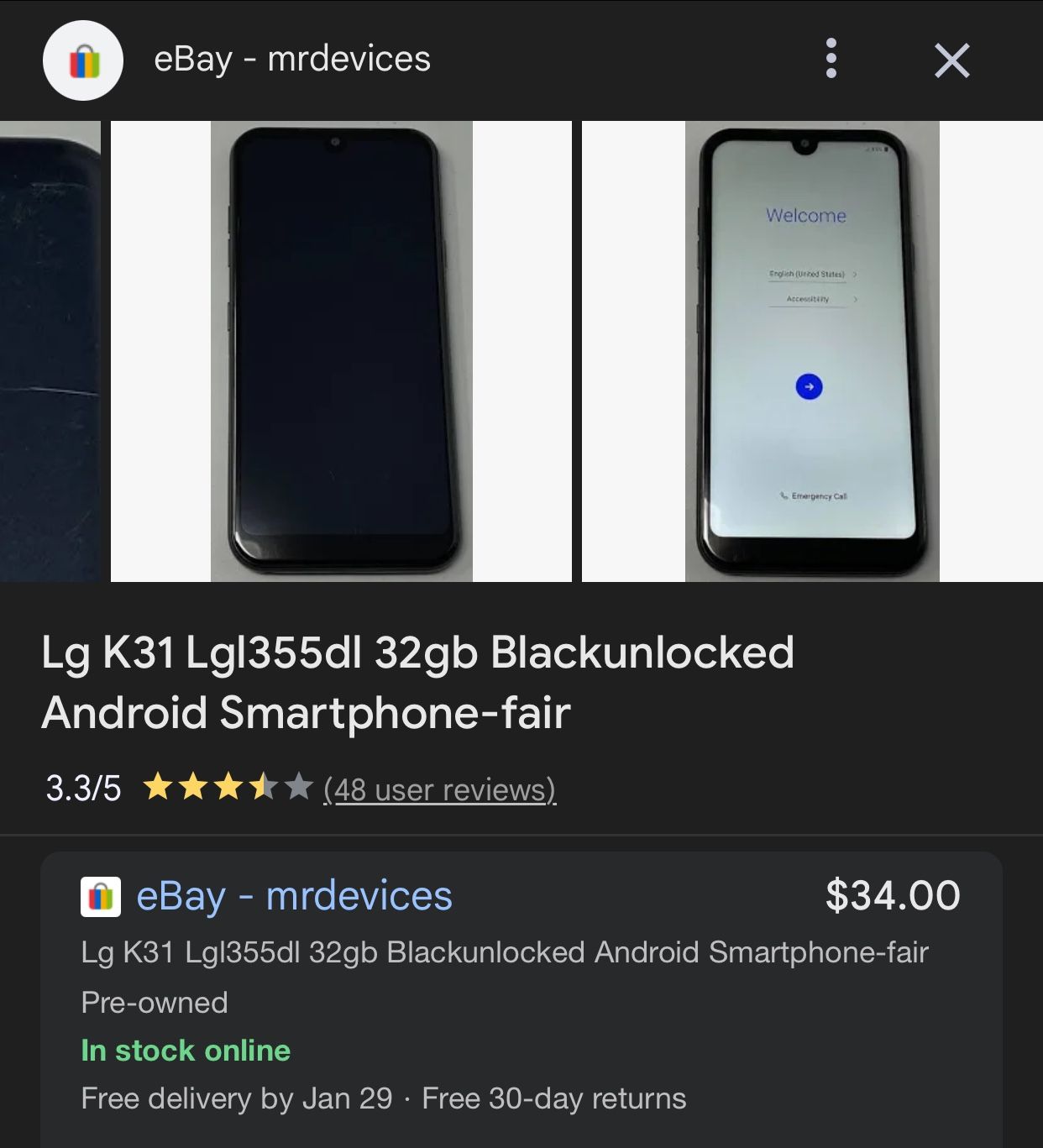 LG K31 Phone &Motorola Moto G Pure Phone