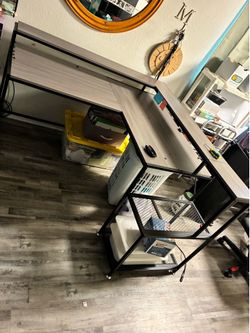 L shape desk