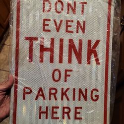 Parking Sign 