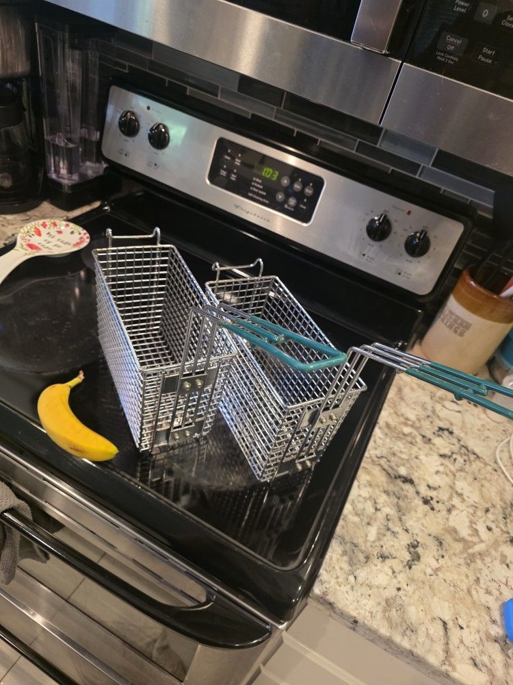 Small Fryer Baskets.