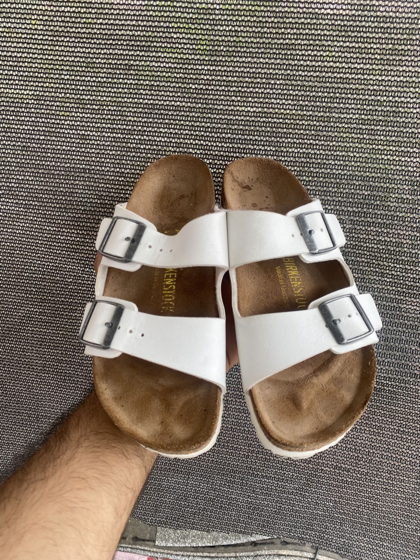 Birkenstock Arizona Slide Sandal white 