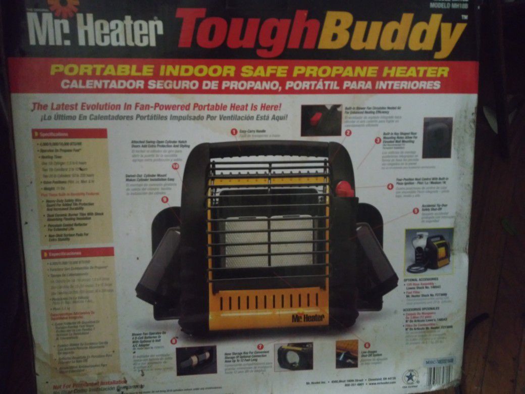Mr heater portable propane indoor in out door 18,000 btu