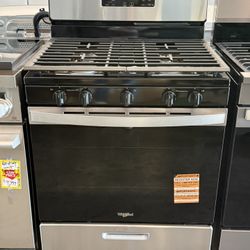 Whirlpool 30” Stainless Steel Freestanding Gas Range