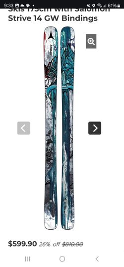 Atomic bent 85’s, size 175cm