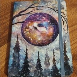 Gold-Lined Mystic Moon Hardcover Journal 5" x 7"