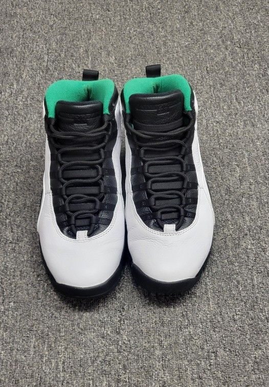 Nike Air Jordan 10 Retro Seattle 2019 Size 12 (contact info removed)37 Green Black White