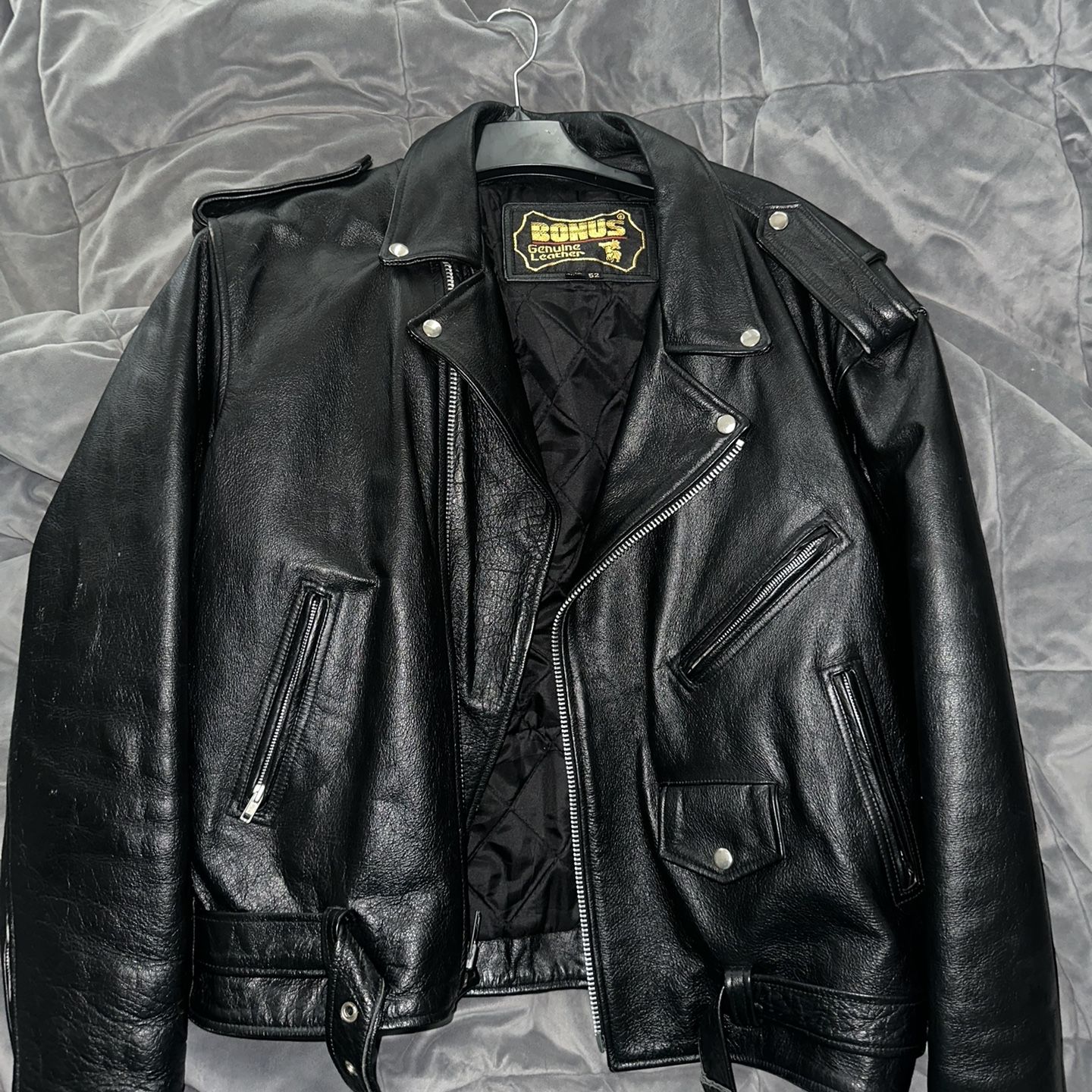 Bonus genuine deals leather jacket