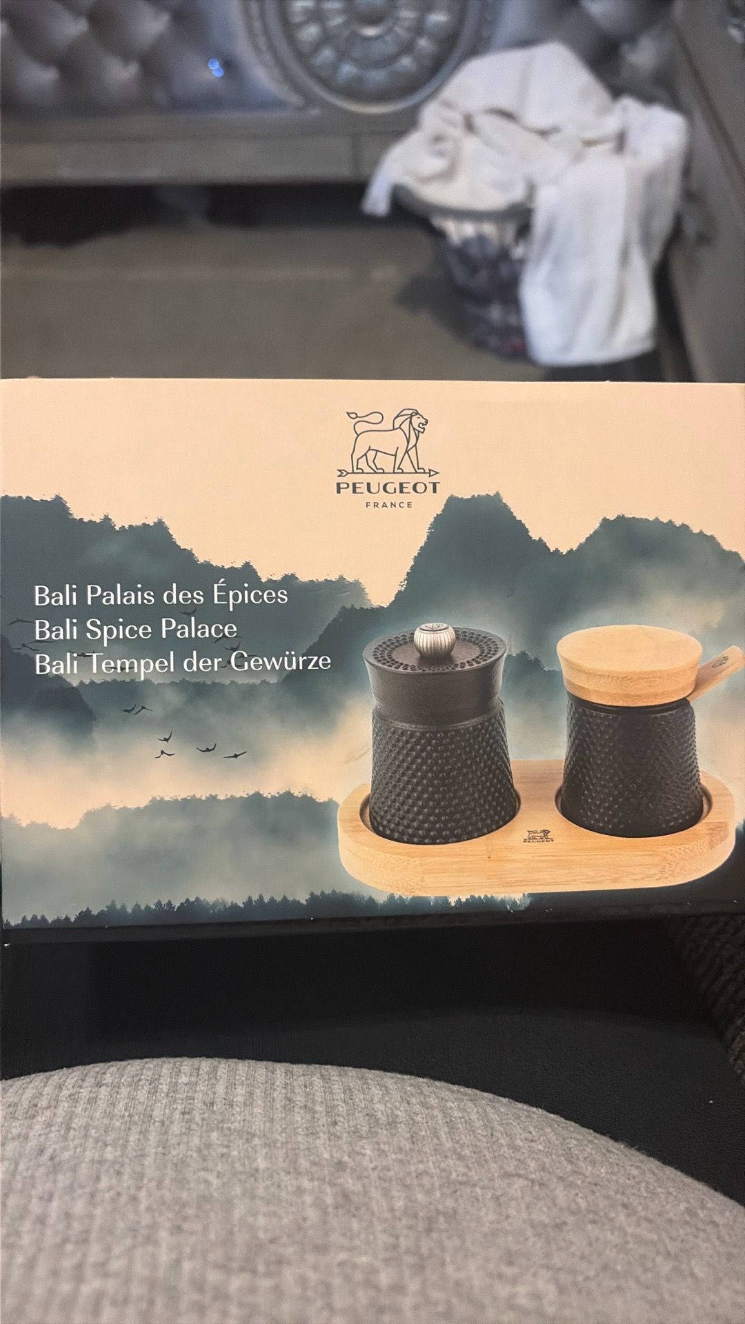 Peugeot Saveurs Bali Pepper Mill & Salt Cellar Gift Set
