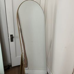 Large Self Standing Mid Century Modern Mirror 