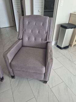 Silver chair