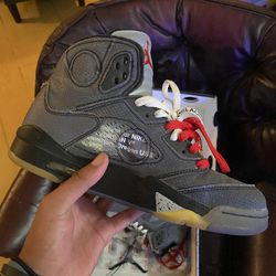 Off White Jordan 5 Muslin 