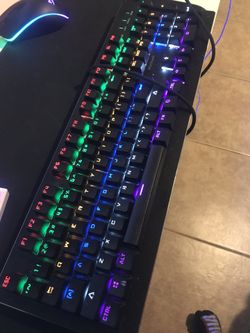 Mechanical Keyboard Blue Switches