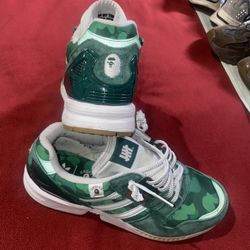 Bape x Adidas Green Camo