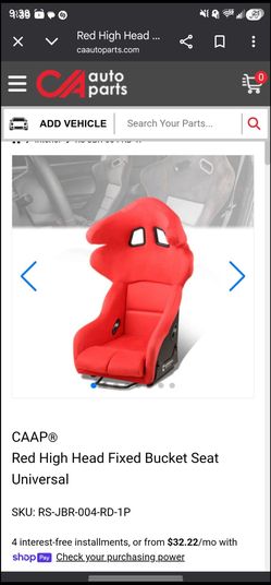 Car Racing Seat