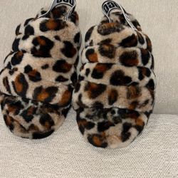 NEW Cheetah Ugg Slides 