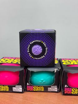 Schylling Nee Doh Cool Cats Squeeze Toys