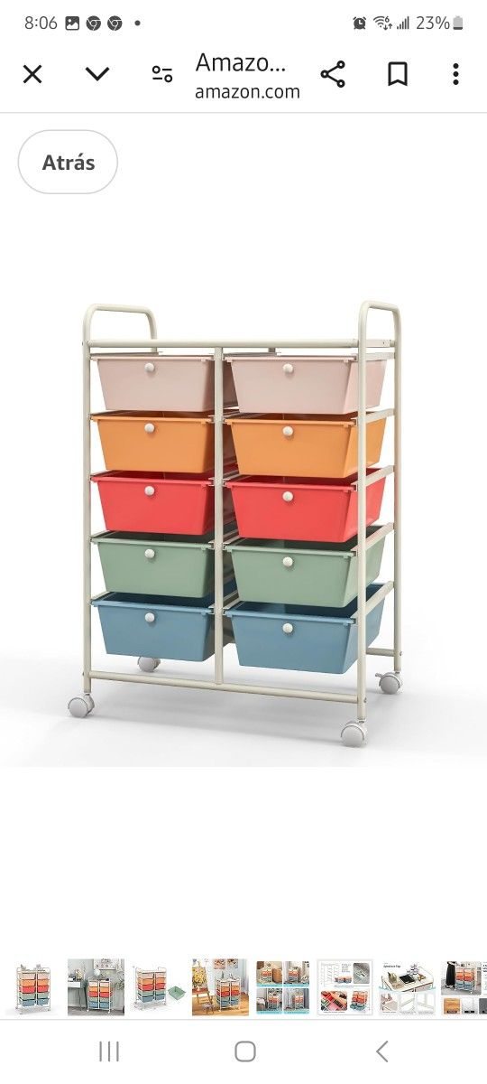 Drawer Cart Organizer
