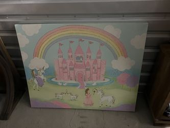 Canvas Wall Decor Princess fairy