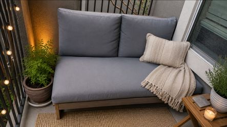Outdoor Acacia Wood Loveseat