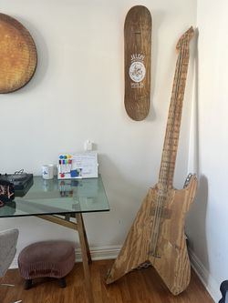 Wooden Guitar About 6ft Tall