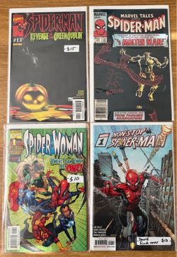 Man & Spider-Woman Comic Lot – Marvel – $40