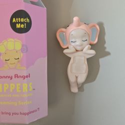 Sonny Angel dreaming elephant hipper baby pink attach me toy decor