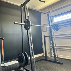 Squat/bench Rack W Cable