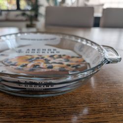 Brand New Glass Pie Dish + Free Baking Sheet 
