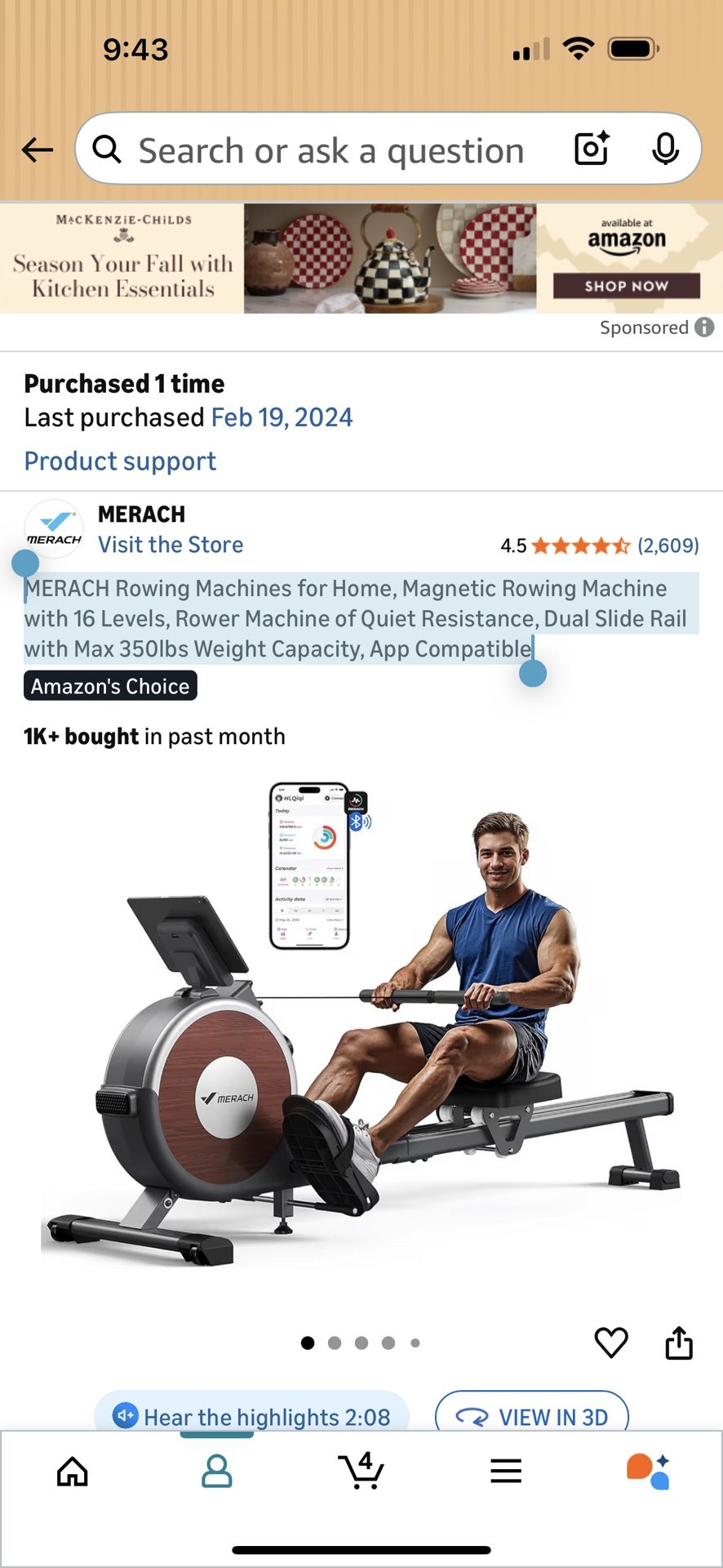 Row Yo Ass Forward With Rowing Machine Merach Lightly Used