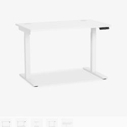 Fully Remi Electric Standing Desk, 46" White, Like New