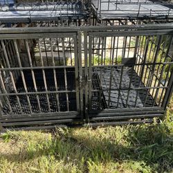 2 Welded Dog Kennels 1 Wire Dog Kennel