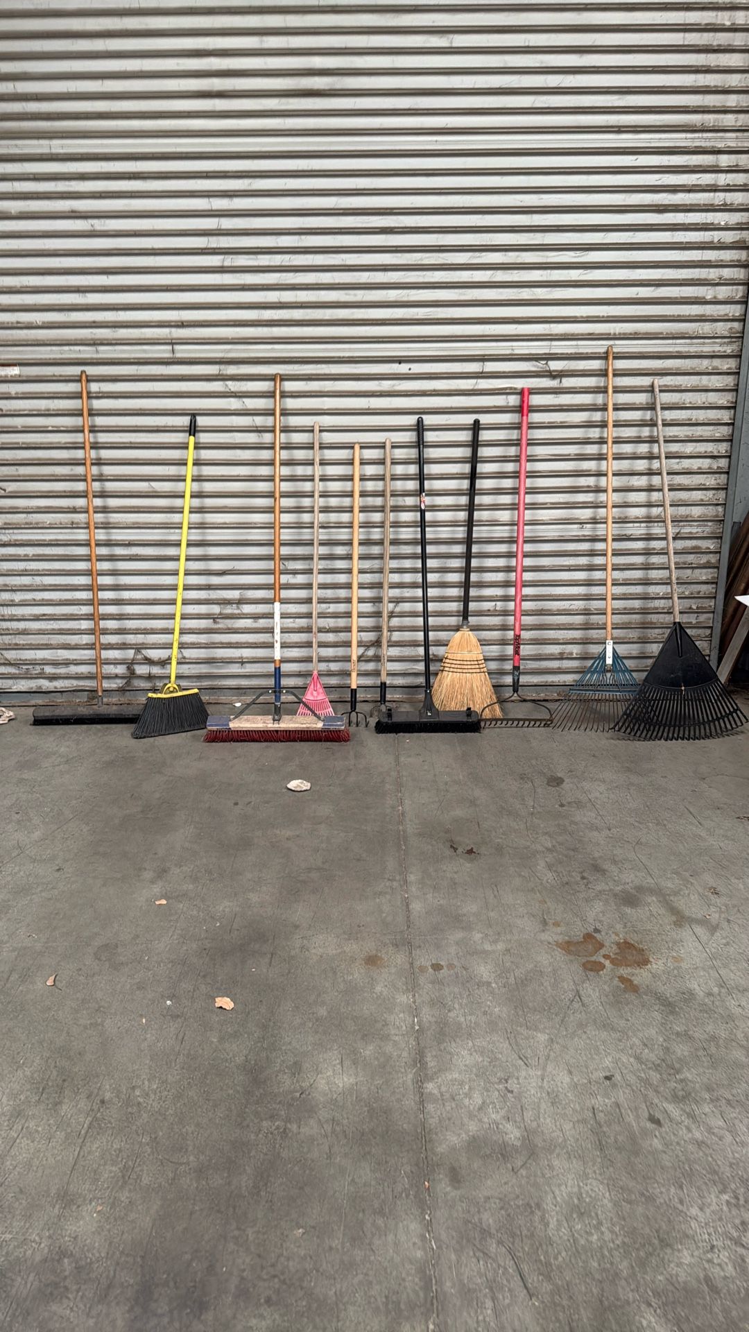 Brooms, Rakes Etc