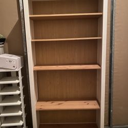 Tall White Book Shelf