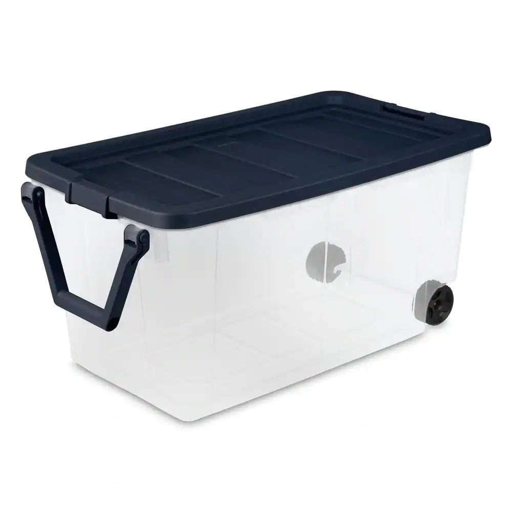 MSRP: $50 Sterilite 160 Qt. Wheeled Storage Box + Lid 37 in. x 21-1/4 in. × 17