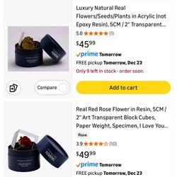 New Luxury Cube Natural Flower 