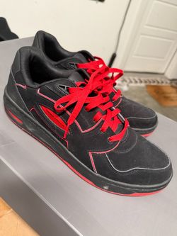 Under Armour Black and Red Sneakers