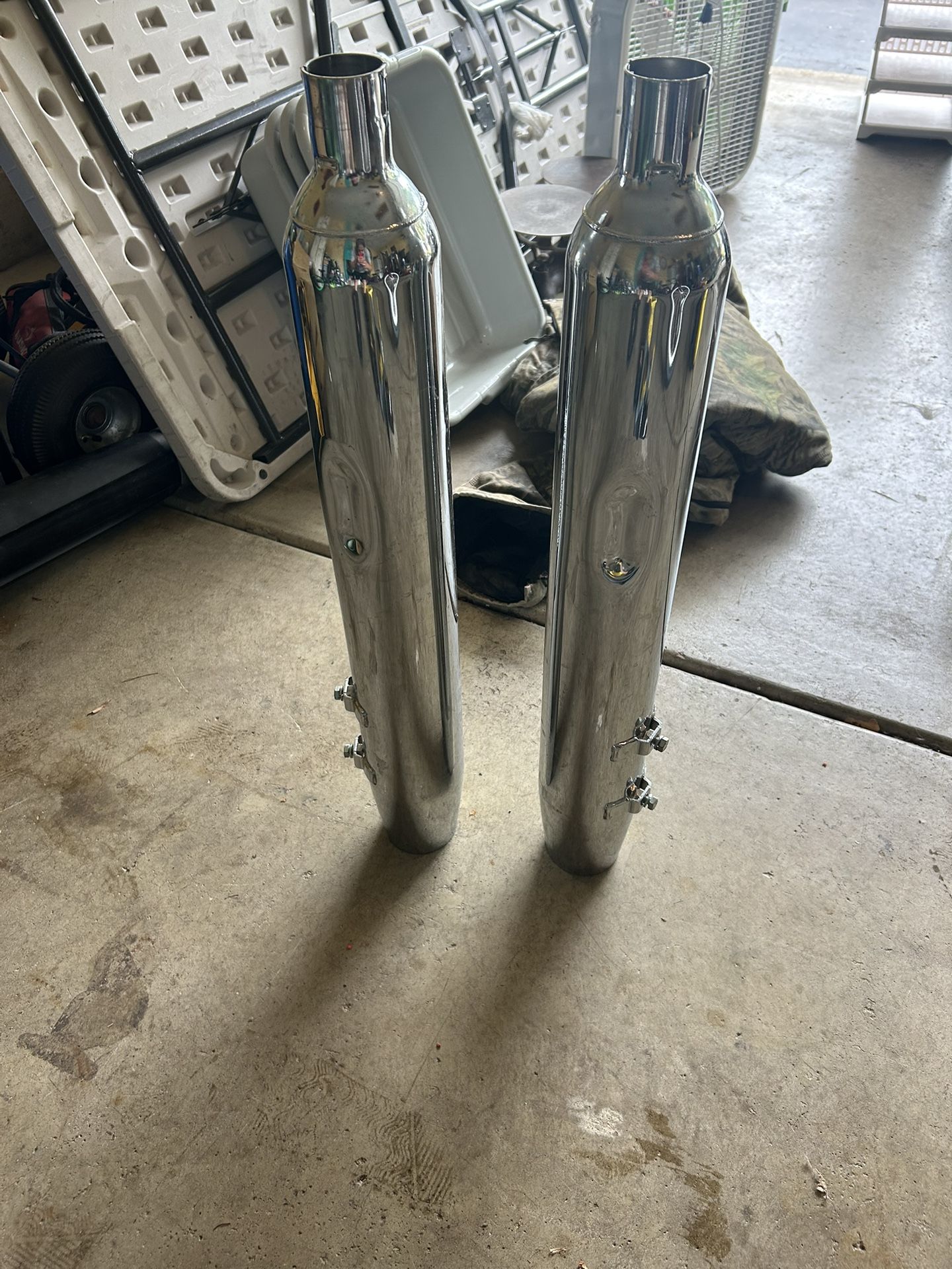 Motorcycle exhaust pipe