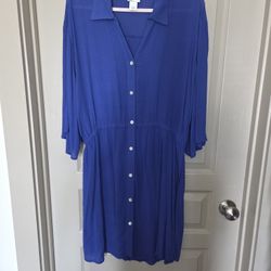 Blue Dress Size Large 