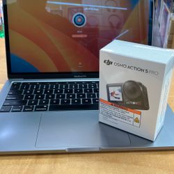 MacBook Pro 13” 16GB , 512 SSD, i5 2020 With OSMO Action 5 Pro 