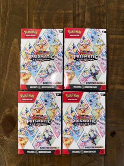 Pokemon Prismatic Booster Bundle x4
