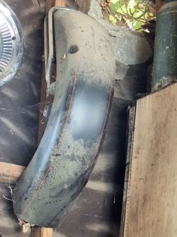 Harley  front fender with chrome bumper