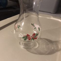 Vintage Oil Lamp Glass