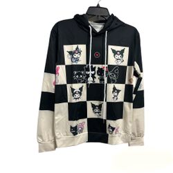 Women/Juniors Hello Kitty & Kuromi Melody Hoodie Size Small