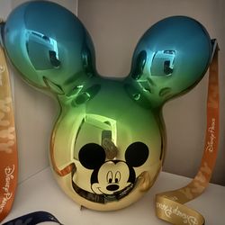 Disney - Mickey blue/green balloon popcorn bucket