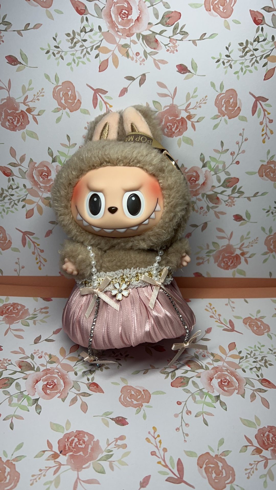 Labubu Clothes - pretty pink dress