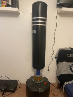 Punching Flex bag on stand