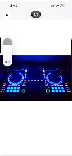 DJ Controller with LED Lighting