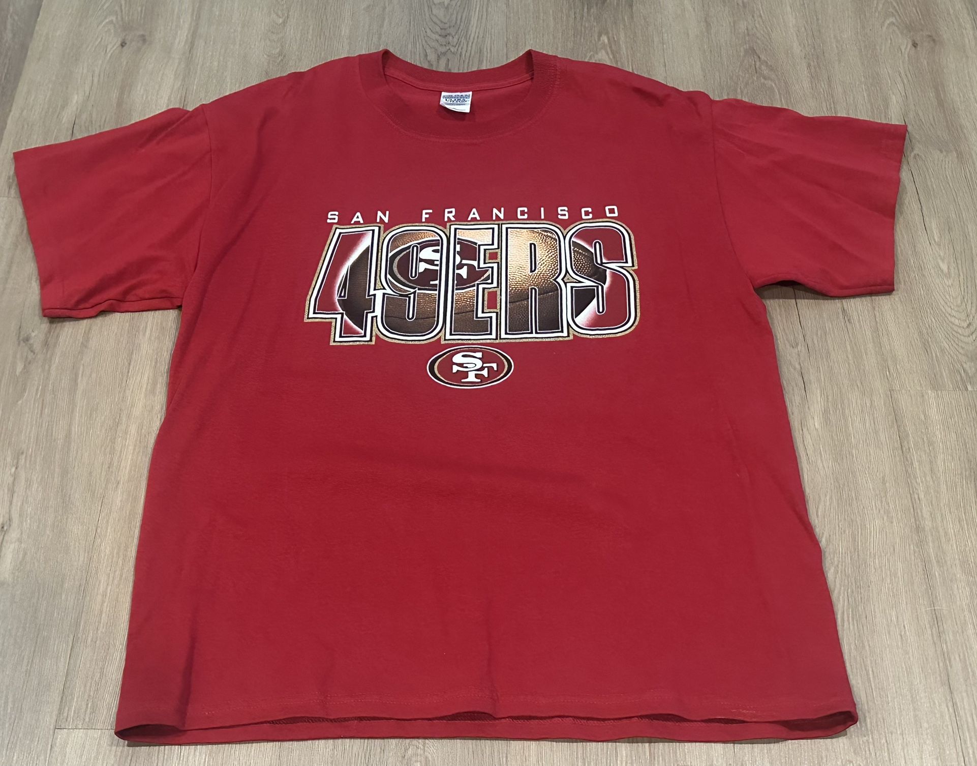Vintage San Francisco 49ers Red Crewneck Men’s T Shirt XL
