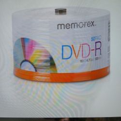 Memorex DVD-R 16x Eco Spindle Base, 50 Pack