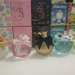 Hello kitty/stitch perfumes